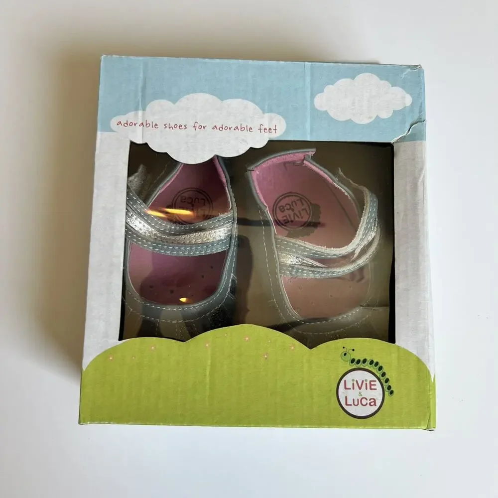 NEW Livie & Luca Rainbow Soft Shoes 6-12m